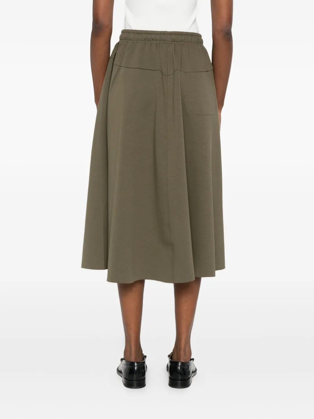 Psophia Drawstring Skirt In Green