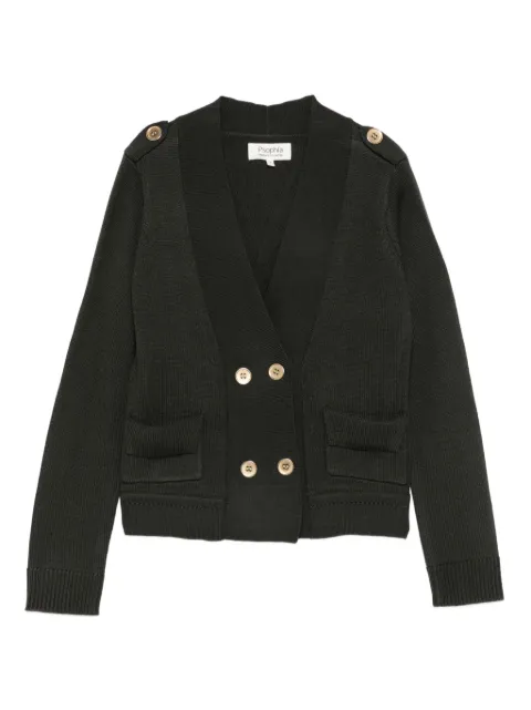 PSOPHIA cárdigan con bolsillos de parche