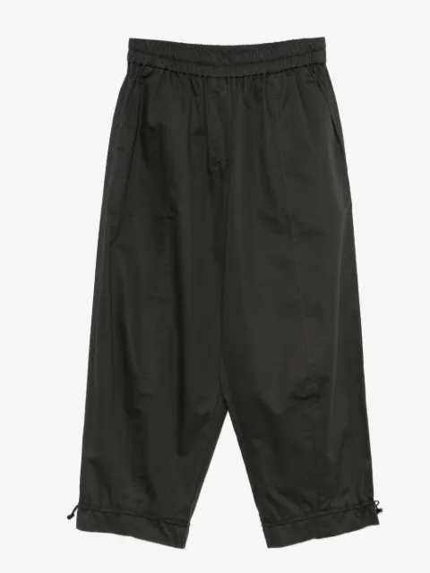 PSOPHIA pantalones capri con cordones en la pretina
