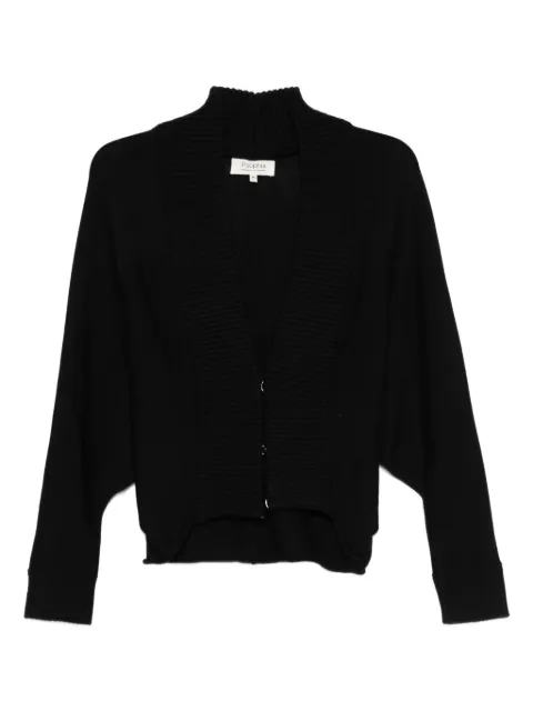 PSOPHIA ribbed buttoned cardigan