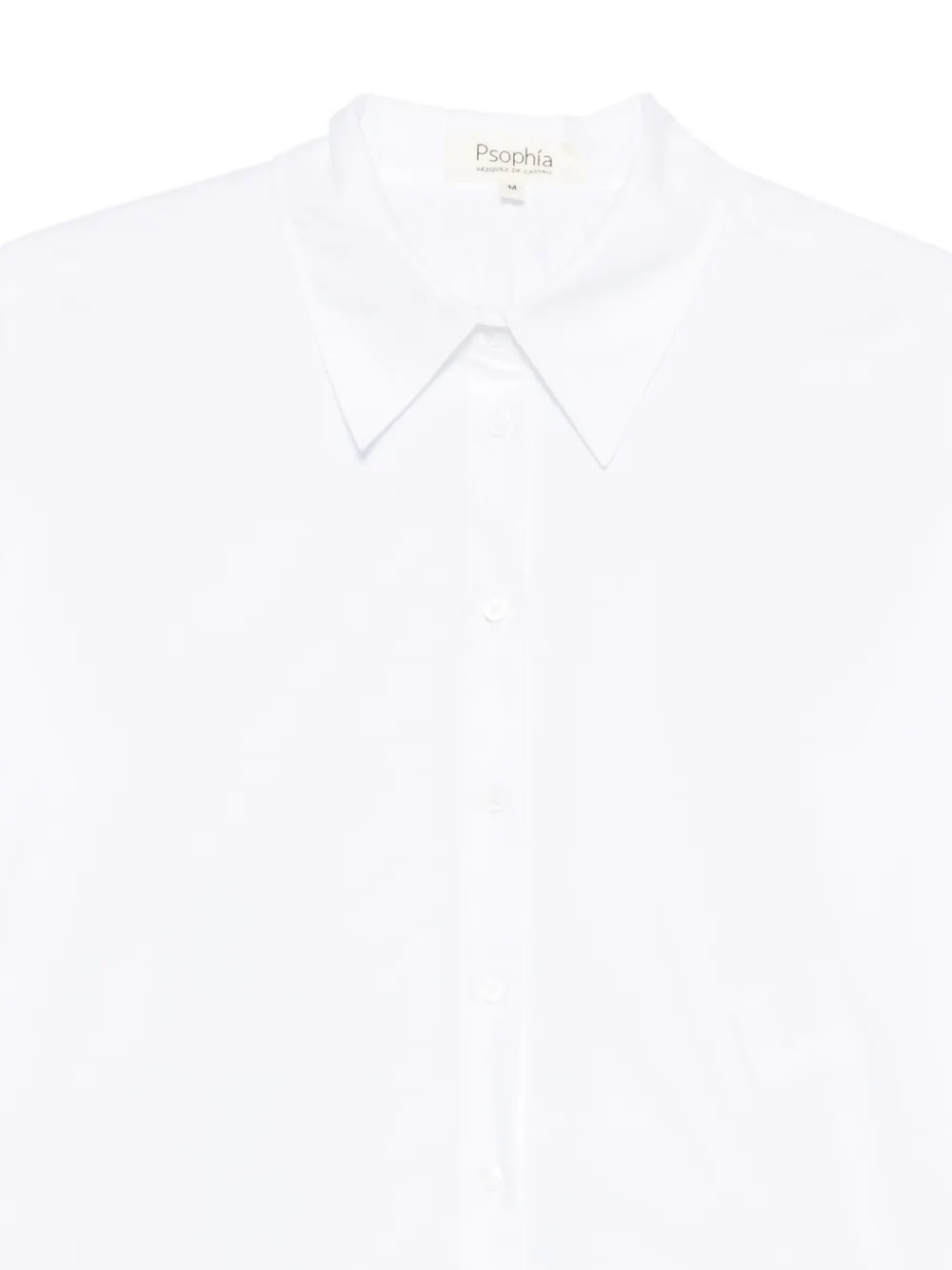 Psophia Balloon-sleeve Shirt In White