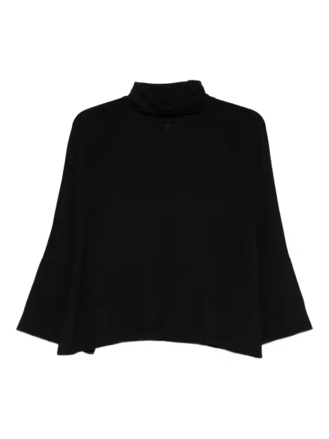 PSOPHIA roll-neck panelled sweater