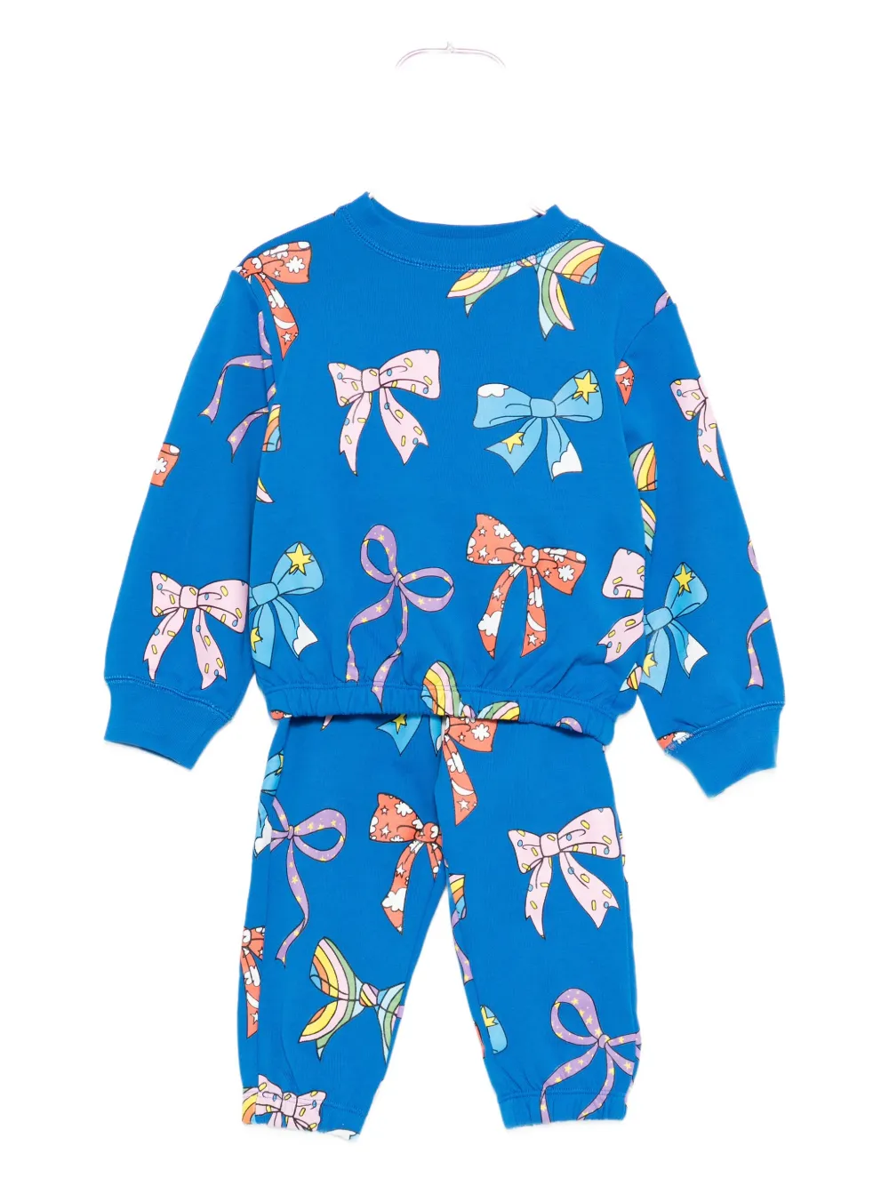 Stella McCartney Kids bow-print tracksuit | Blue | Image 1