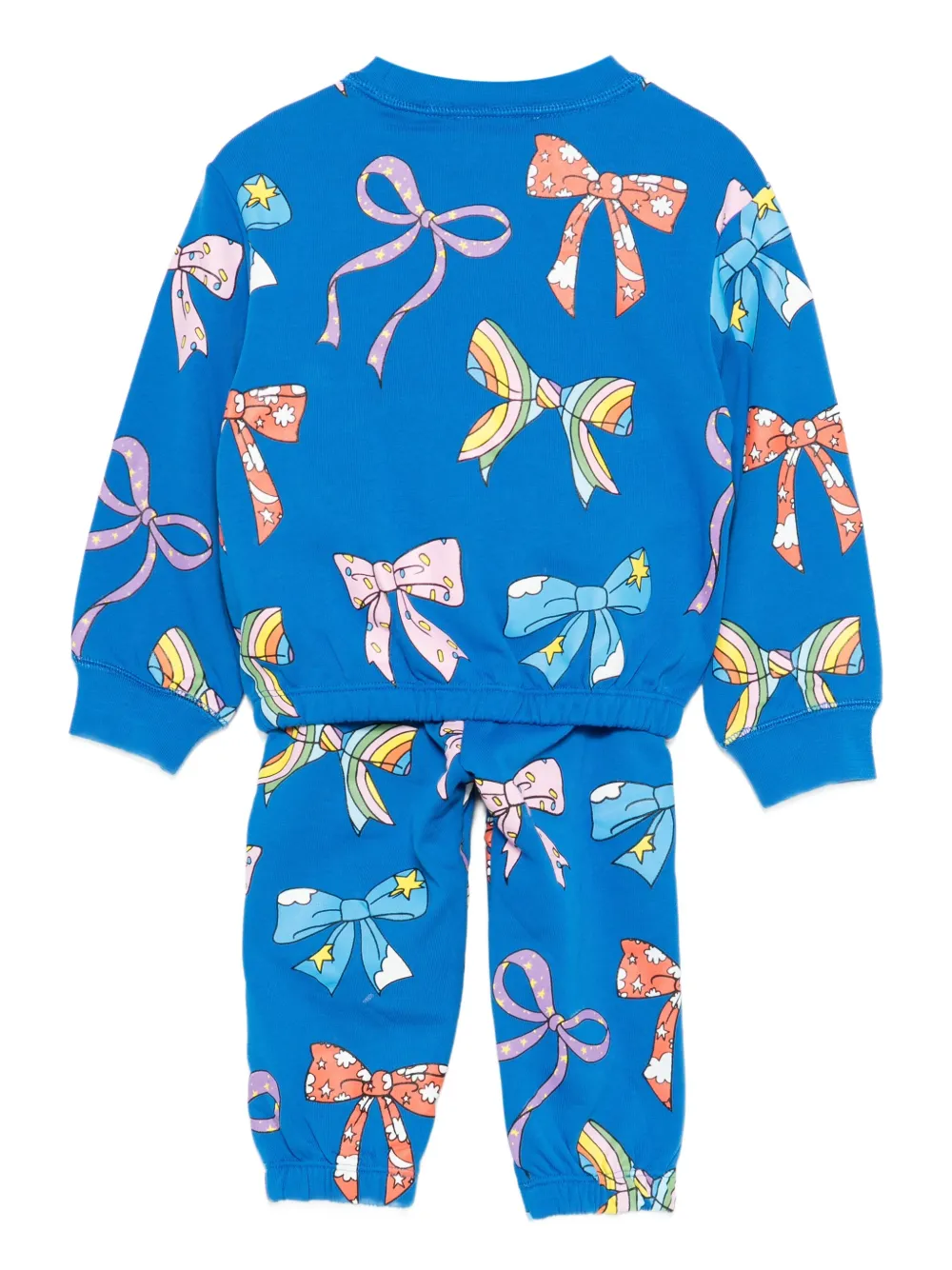 Stella McCartney Kids Trainingspak met strikprint Blauw