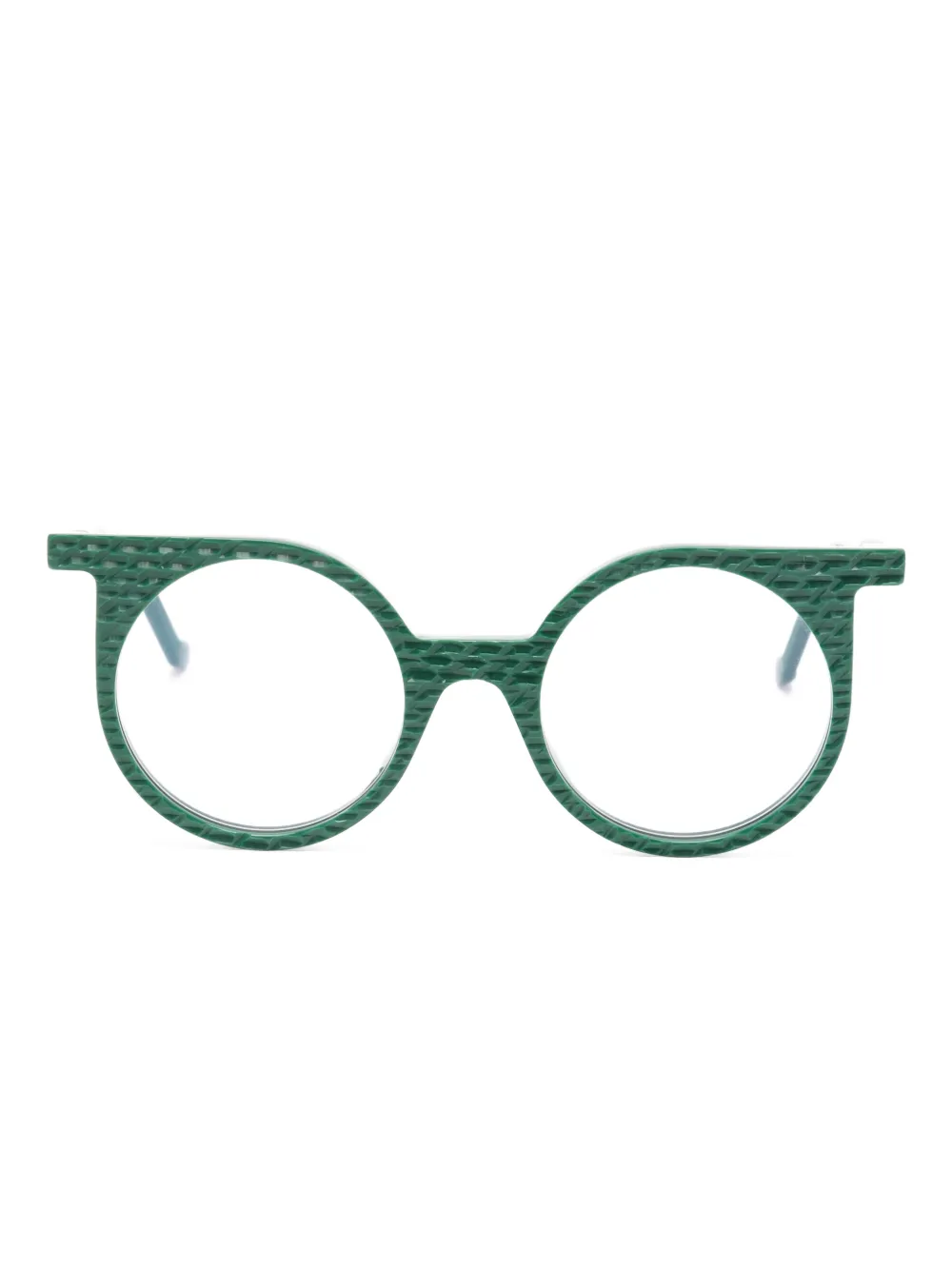VAVA Eyewear round-frame glasses | Green | Image 1