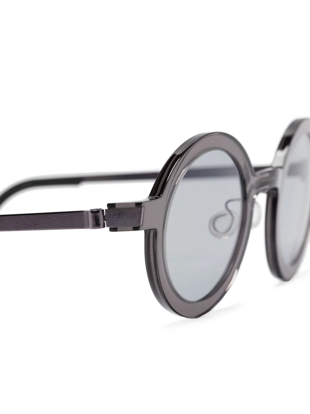 Lindberg Zonnebril met rond montuur Grijs