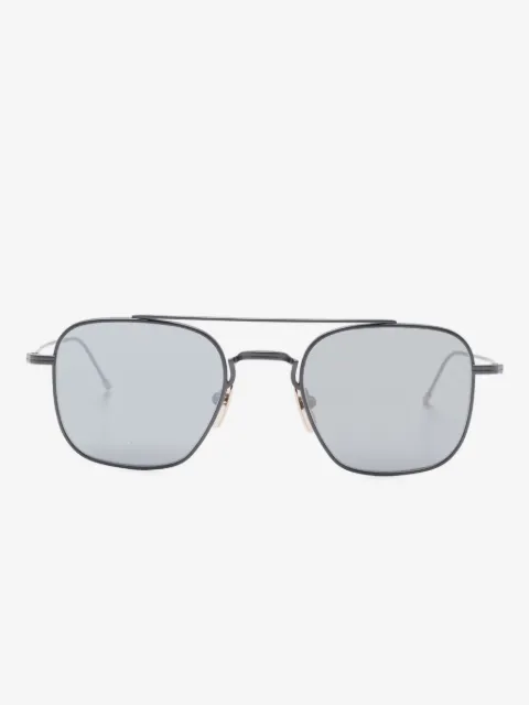 Thom Browne Eyewear Zonnebril met piloten montuur
