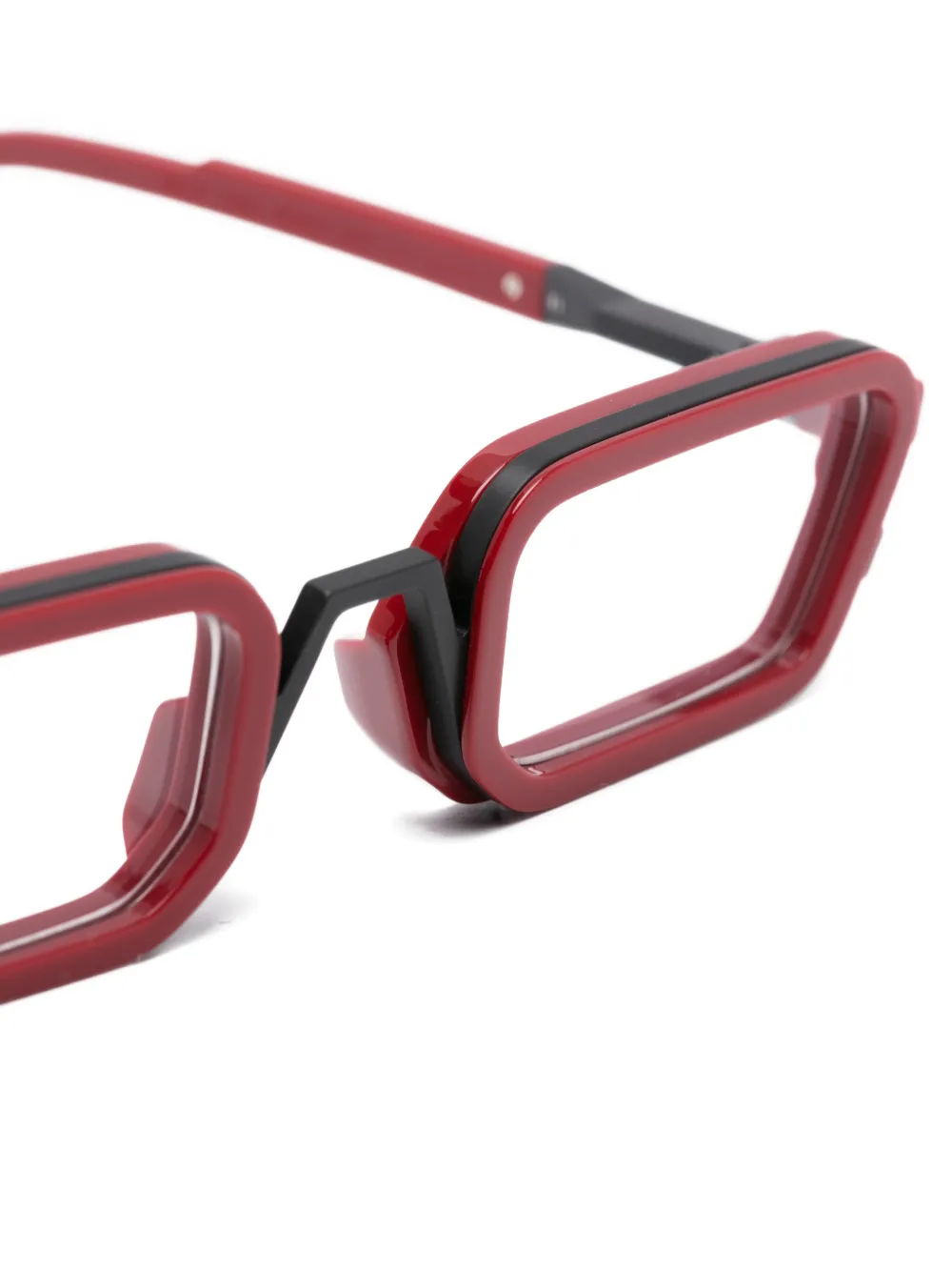  Vava Eyewear Wl0073 Rectangle-frame Glasses - Red 