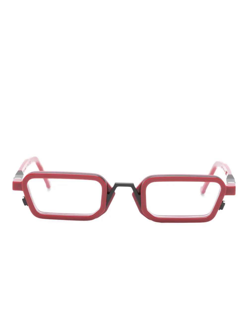 VAVA Eyewear WL0073 rectangle-frame glasses | Red | Image 1