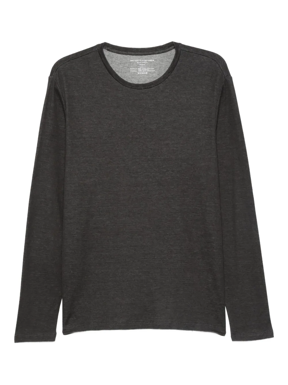 Majestic Filatures mélange T-shirt | Grey | Image 1