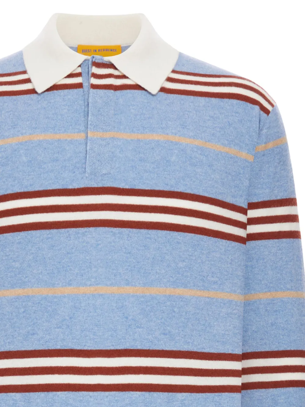 Guest In Residence striped-pattern long-sleeve polo shirt | Women | Image 2