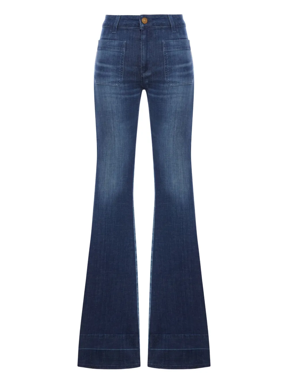 Seafarer pocket-detail flared jeans | Blue | Image 1