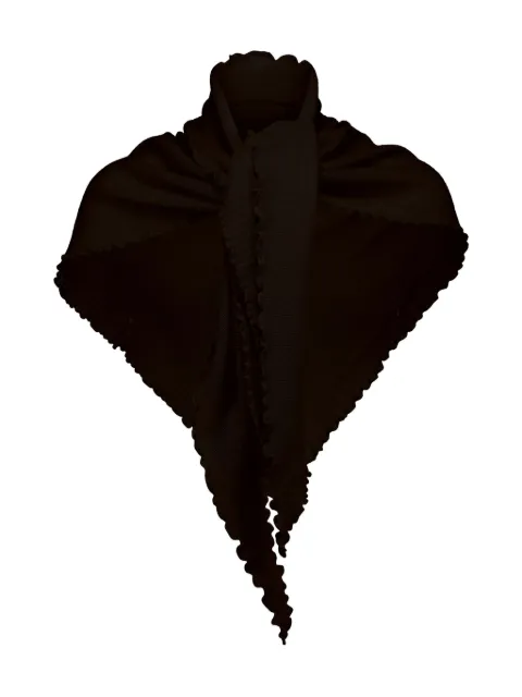 Allude ruffled scarf