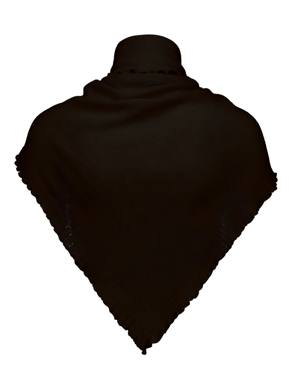 Allude ruffled scarf - Bruin