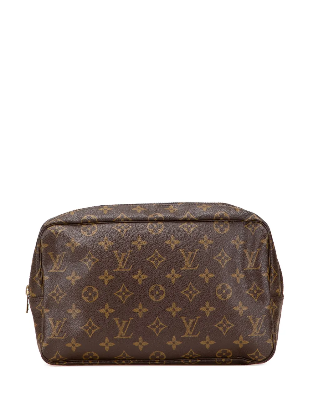 Louis Vuitton Pre-Owned 1991 モノグラム トゥルース トワレット 28 クラッチバッグ - ブラウン Louis Vuitton Pre-Owned 1991 モノグラム トゥルース トワレット 28 クラッチバッグ - ブラウン