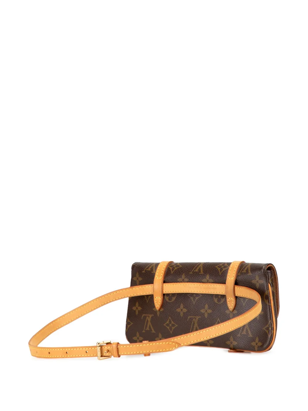 Pre-owned Louis Vuitton 2005 Monogram Marelle Shoulder Bag In Brown