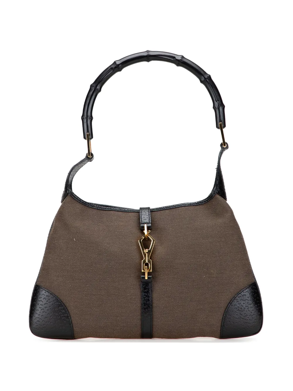 Gucci Pre-Owned 2000-2015 Canvas Bamboo Jackie hobo bag | Brown | Image 1