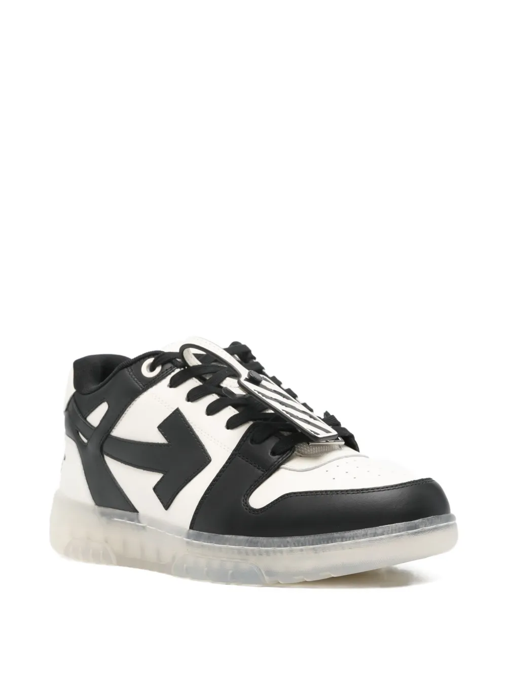 Off-White Leren sneakers Zwart