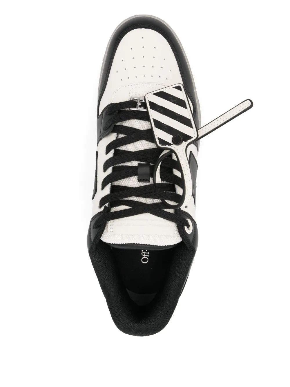 Off-White Leren sneakers Zwart