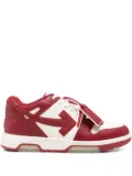 Off-White Arrow panelled sneakers - Red
