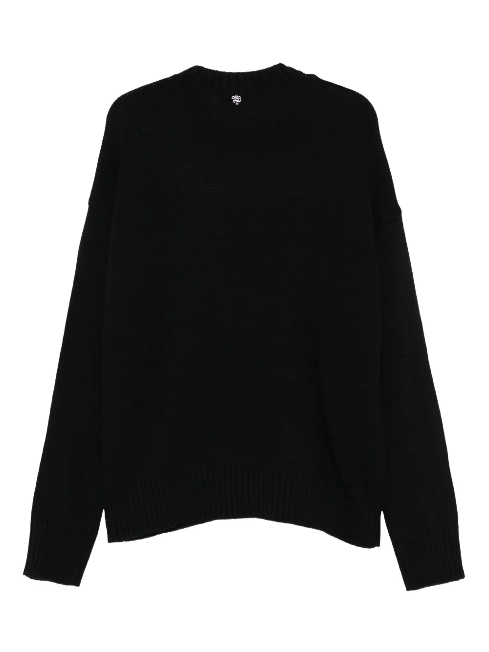 Aniye By Intarsia-knit Sweater In Black