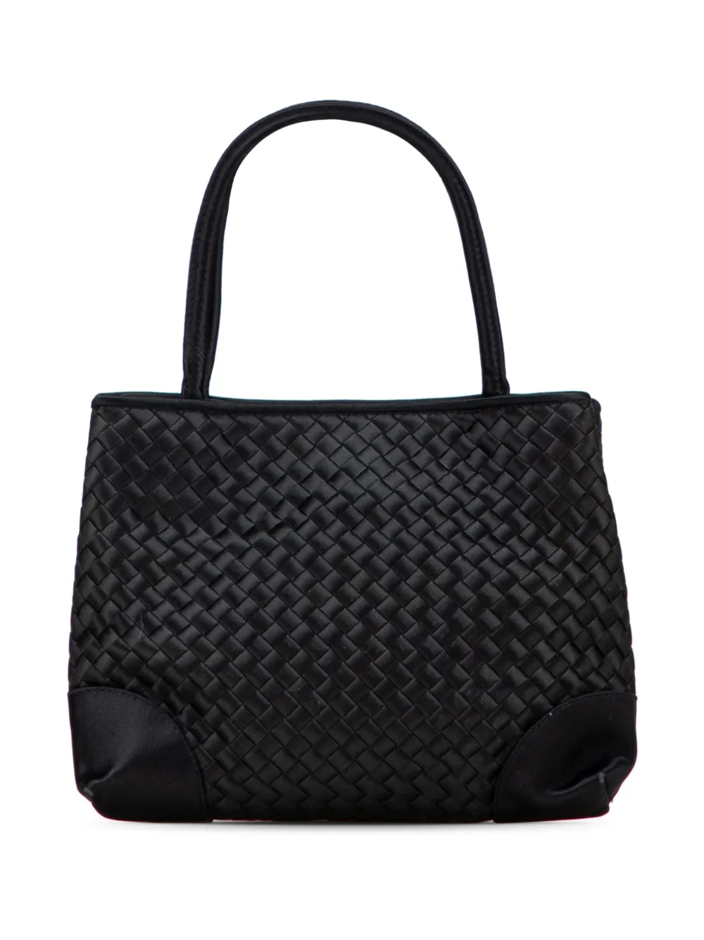 Bottega Veneta Pre-Owned 20th Century Mini Satin Intrecciato tote bag | Black | Image 1