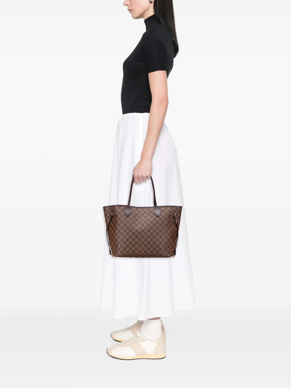 Louis Vuitton Pre-Owned 2009 Damier Ebene Neverfull MM tote bag | Pre-Owned | Image 2