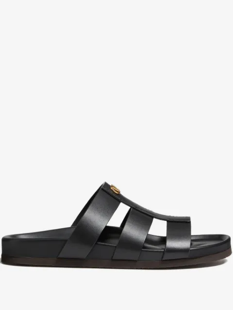 Valentino Garavani Studshield slide sandal in calfskin