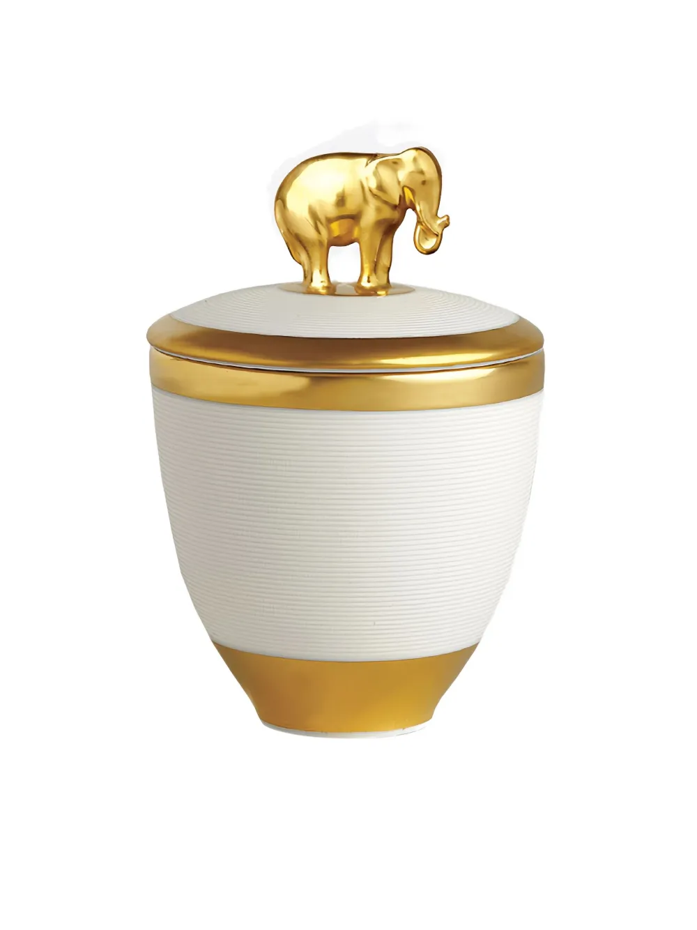 L'Objet animal-motif candle - Wit