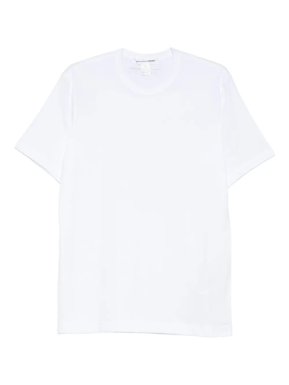 Comme Des Garçons Shirt logo-print cotton t-shirt | White | Image 1