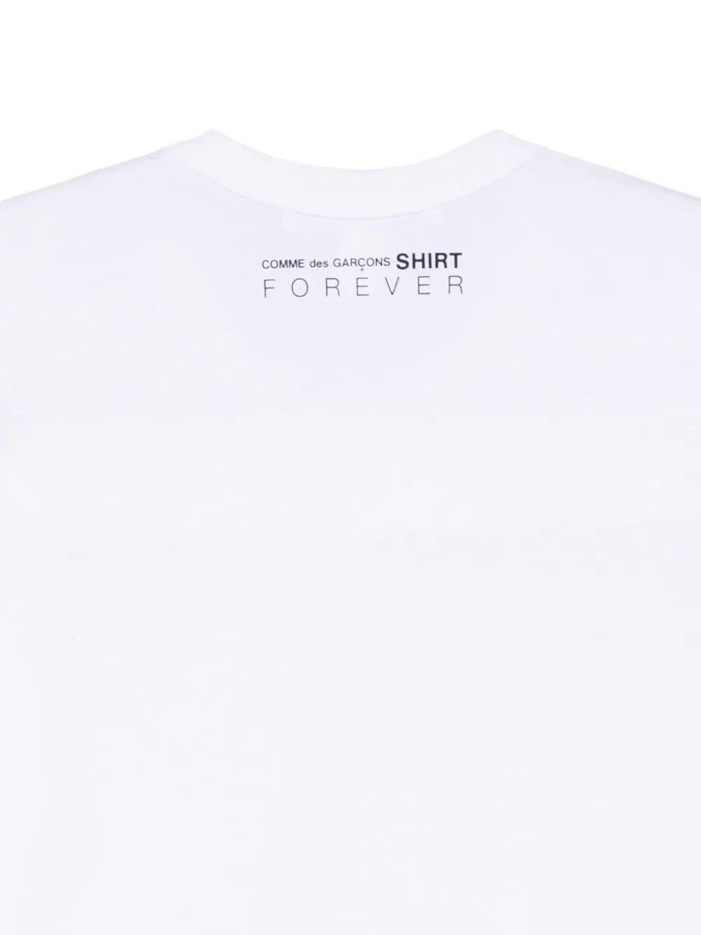 Comme Des Garçons Shirt Katoenen T-shirt met logoprint Wit