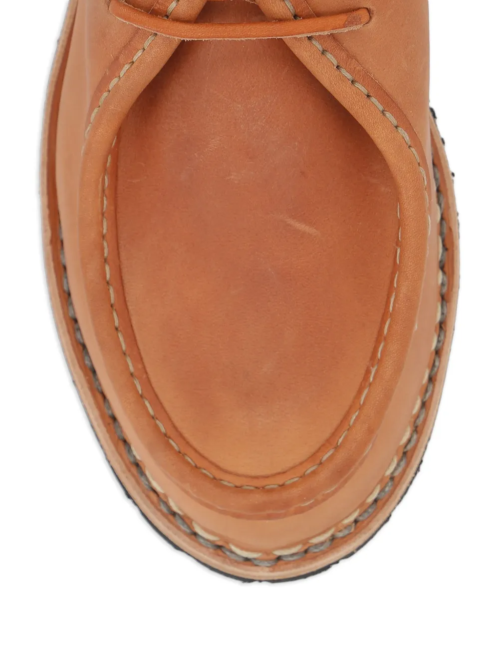 Guidi Leren laarzen Bruin