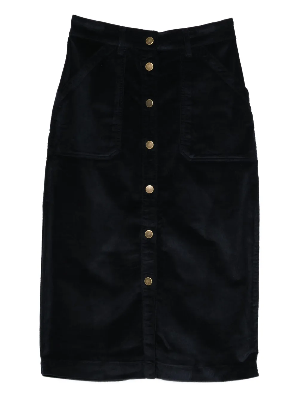 MAISON HOTEL button-front midi skirt | Blue | Image 1
