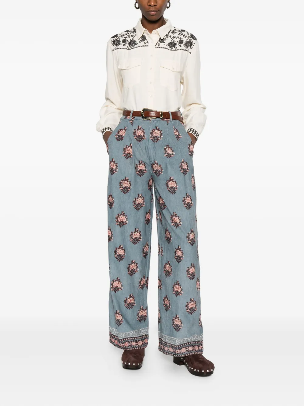 MAISON HOTEL Jimmy trousers - Blauw
