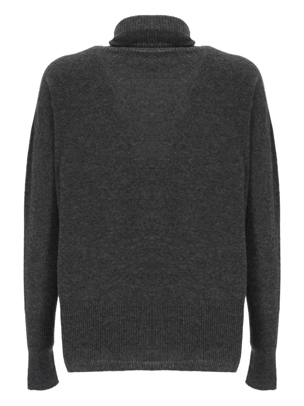 Oliver Lattughi High-neck Sweater In Gray