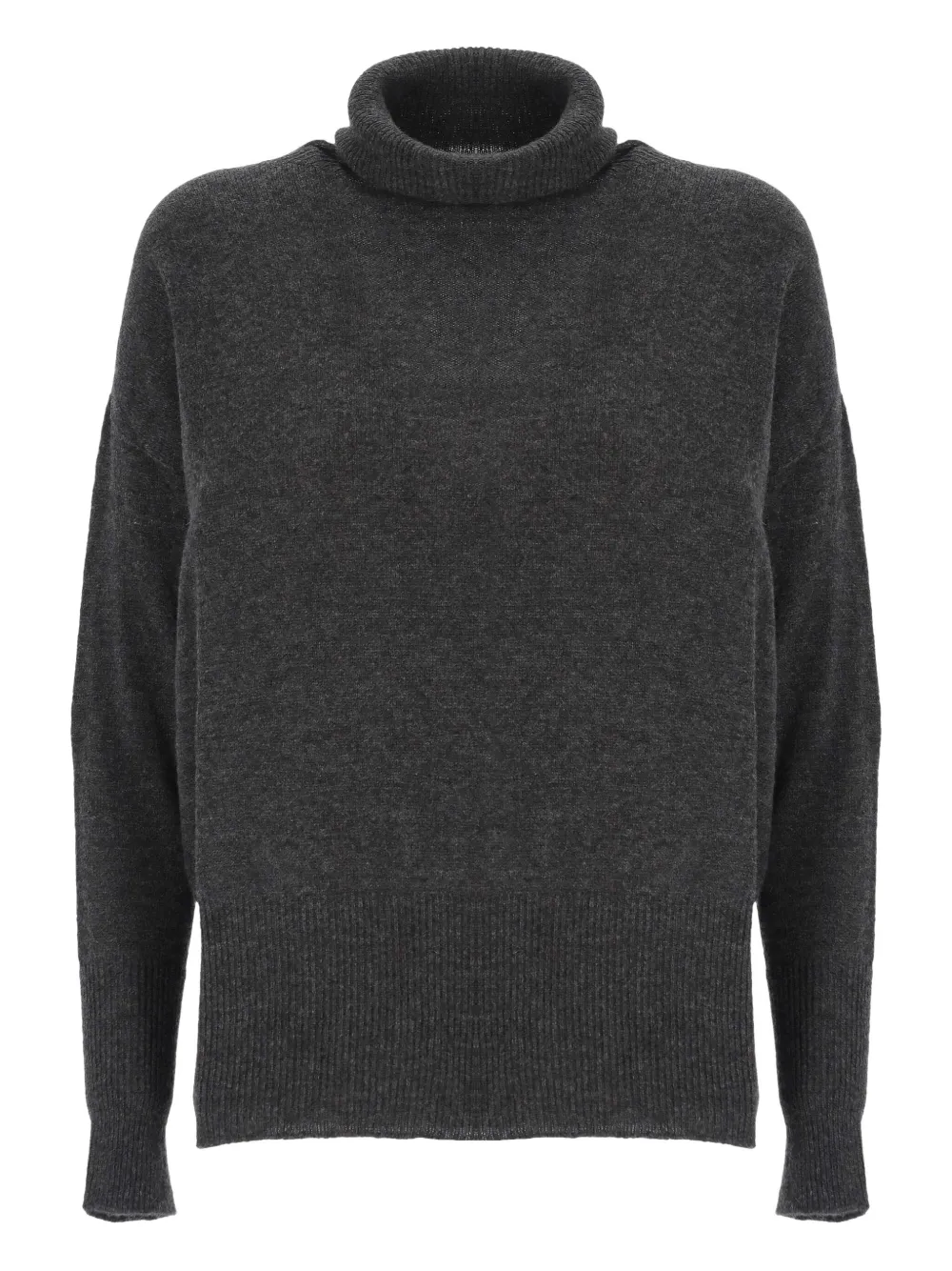 Oliver Lattughi High-neck Sweater In Gray
