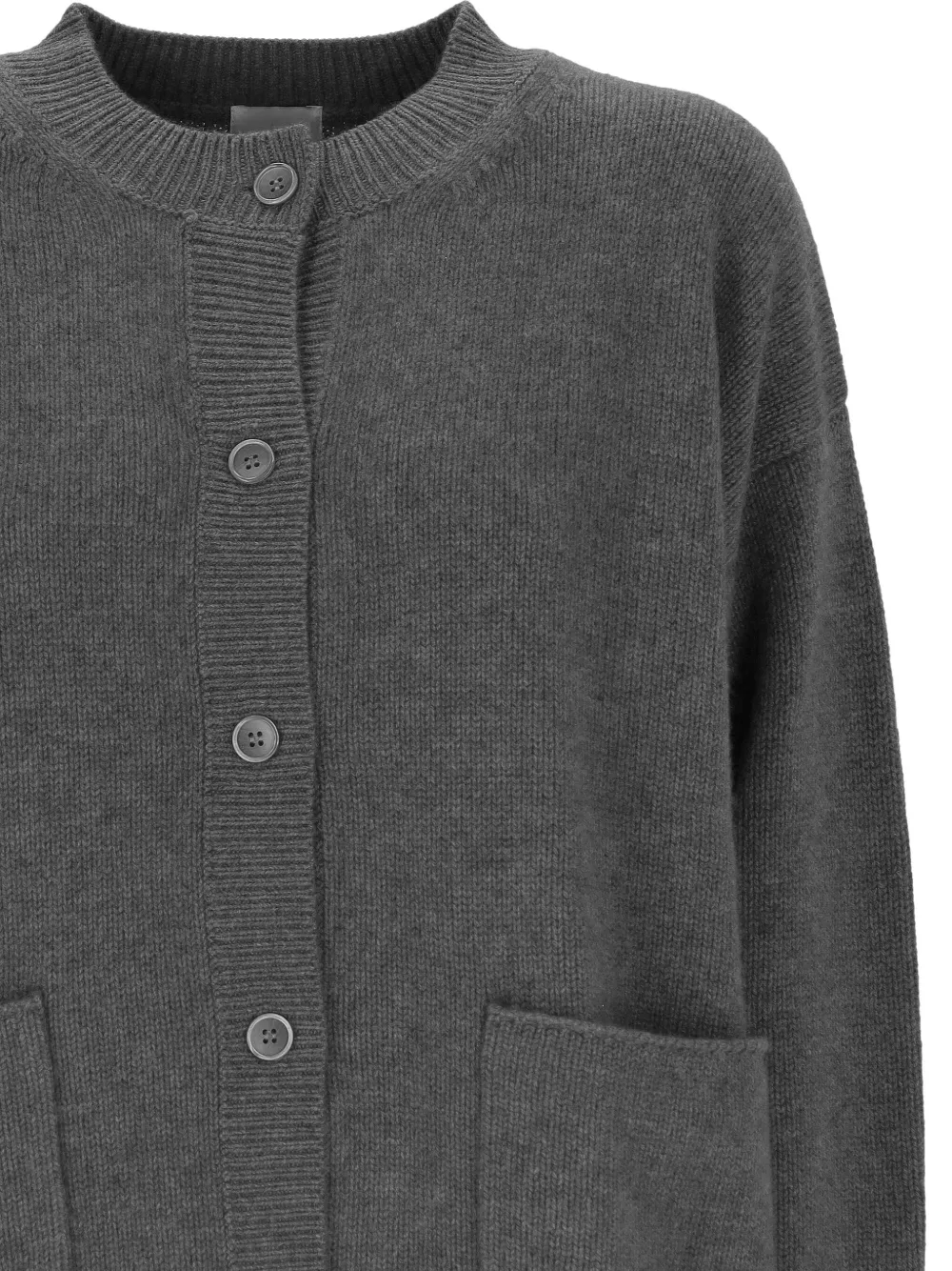 Madeleine Thompson Wool Blend Cardigan In Black