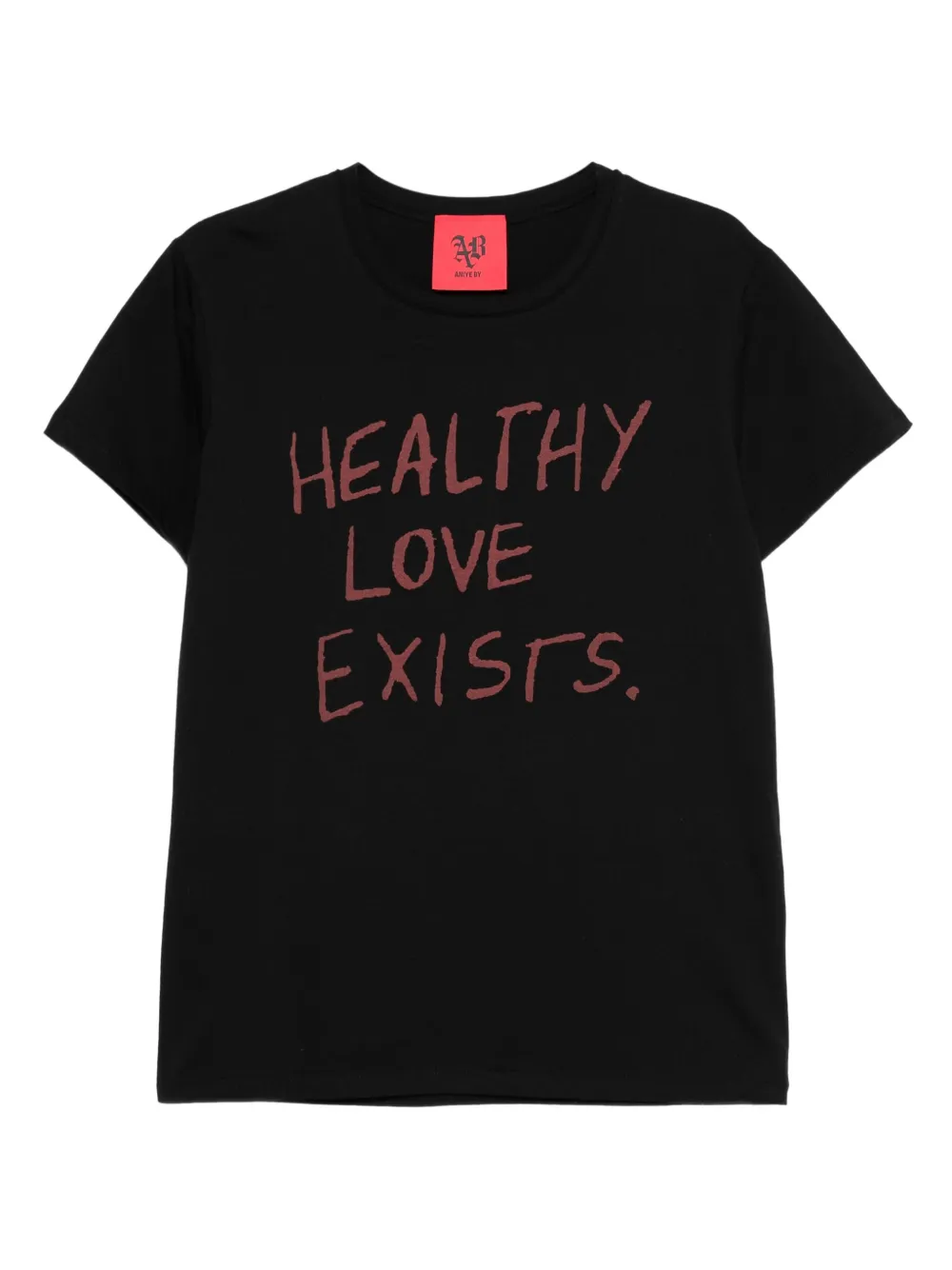 Aniye By Slogan-print T-shirt In Black