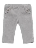 Tartine Et Chocolat corduroy button-detail pants - Grey
