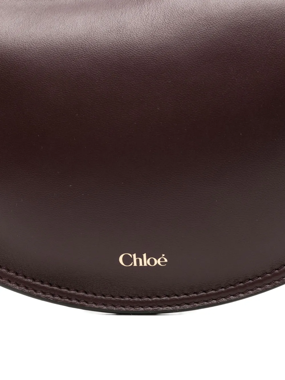 Chloé Womens Grenat Icons Leather Cross-body Bag In Red