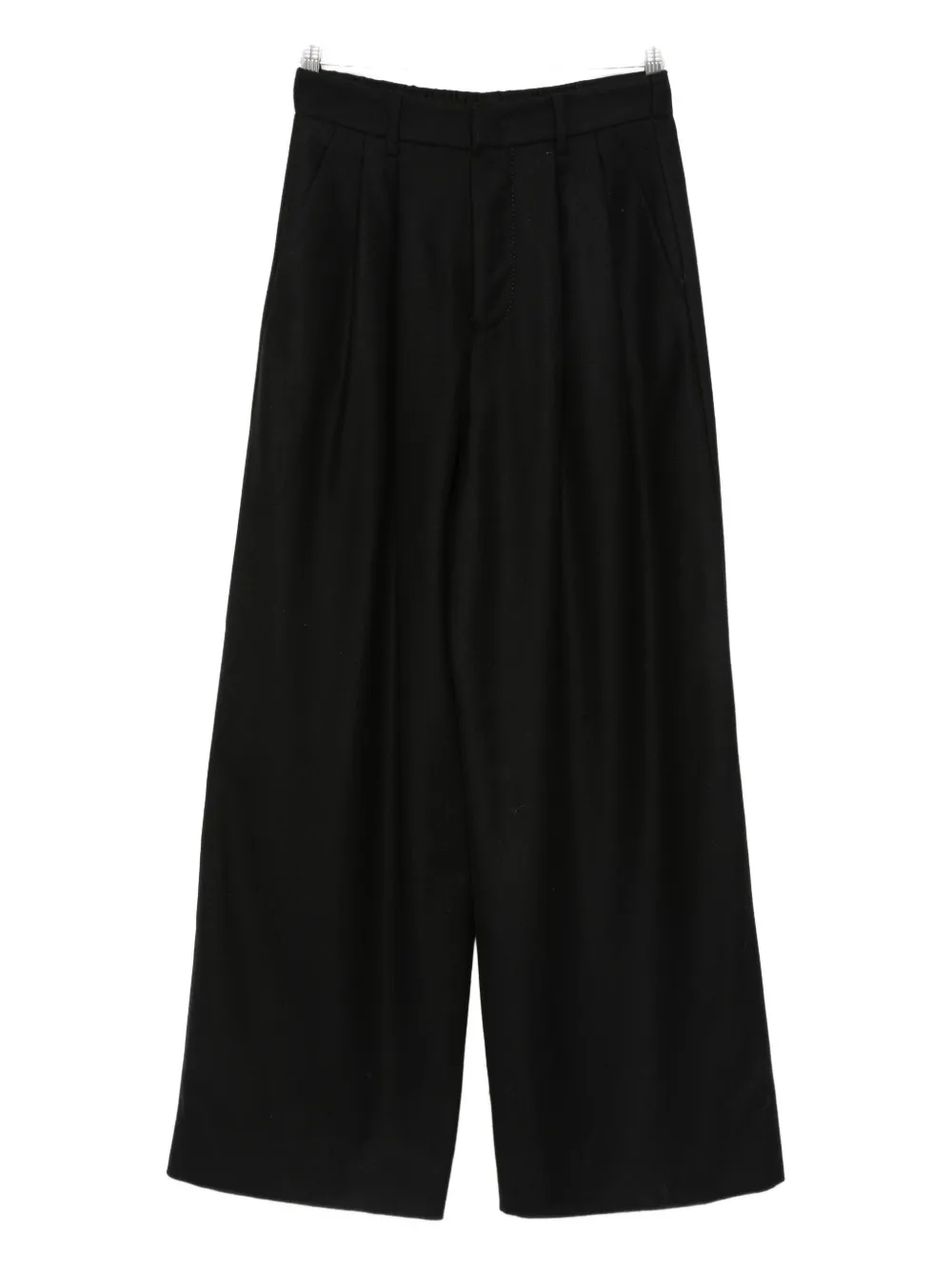 Susanne Bommer Pleat-detail Trousers In Black