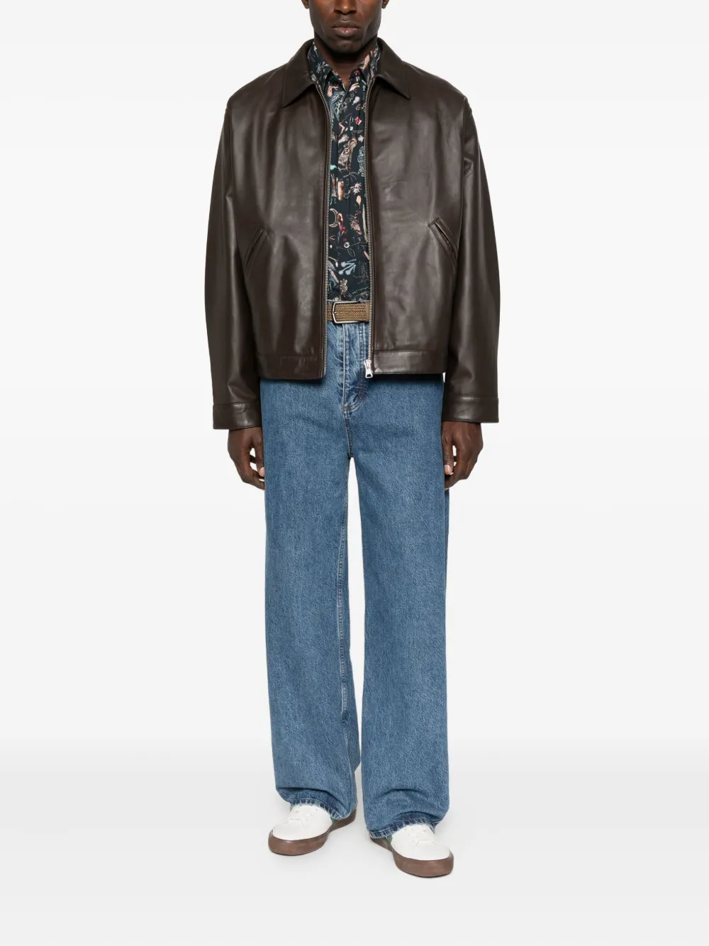Paul Smith Overhemd met dierenprint - Blauw