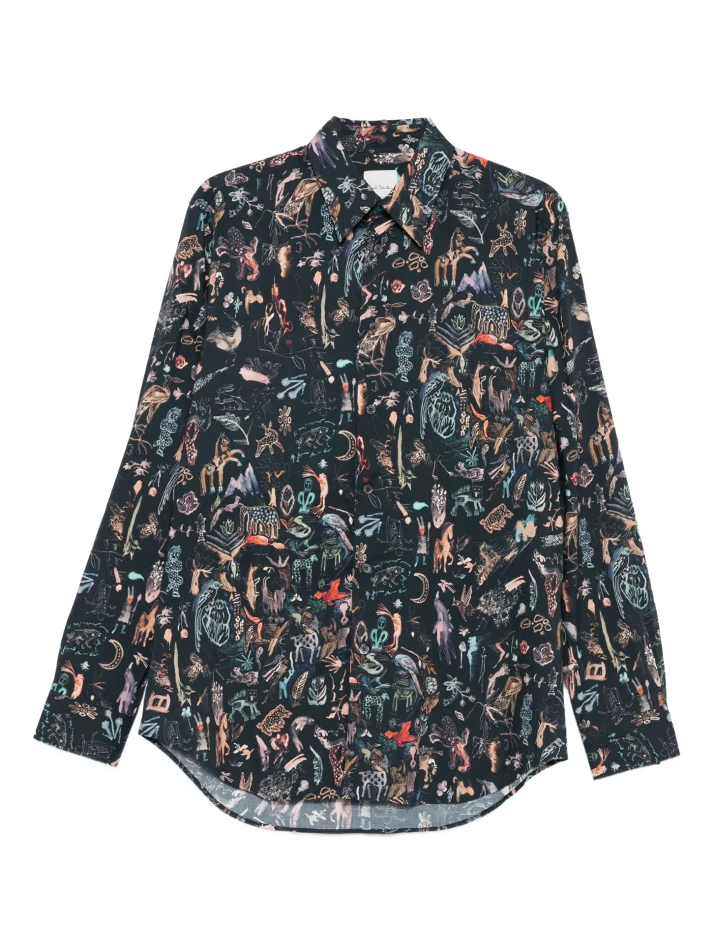Paul Smith アニマルプリント シャツ - ブルー Paul Smith アニマルプリント シャツ - ブルー