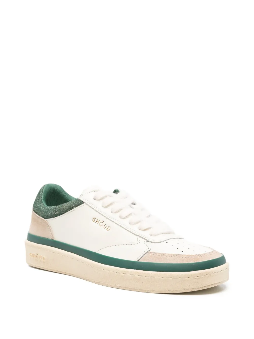 GHŌUD Pads Crack leather sneakers | سنيكرز بدون رقبة | Image 2