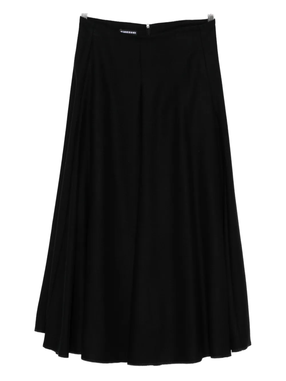 Susanne Bommer Flared Midi Skirt In Black