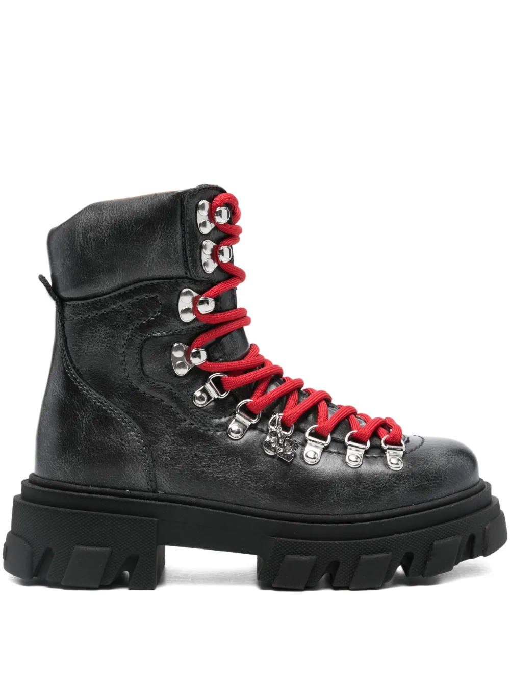 GANNI lace-up lug-sole boots Bruin
