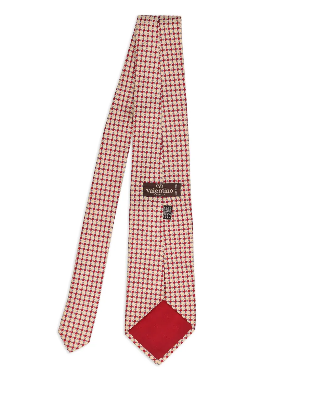 Valentino Garavani Pre-Owned geometric-pattern silk tie | Image 2