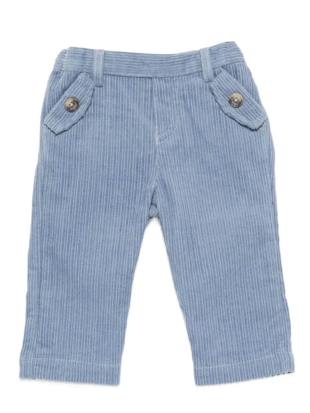 Tartine Et Chocolat corduroy button-detail pants | Blue | Image 1