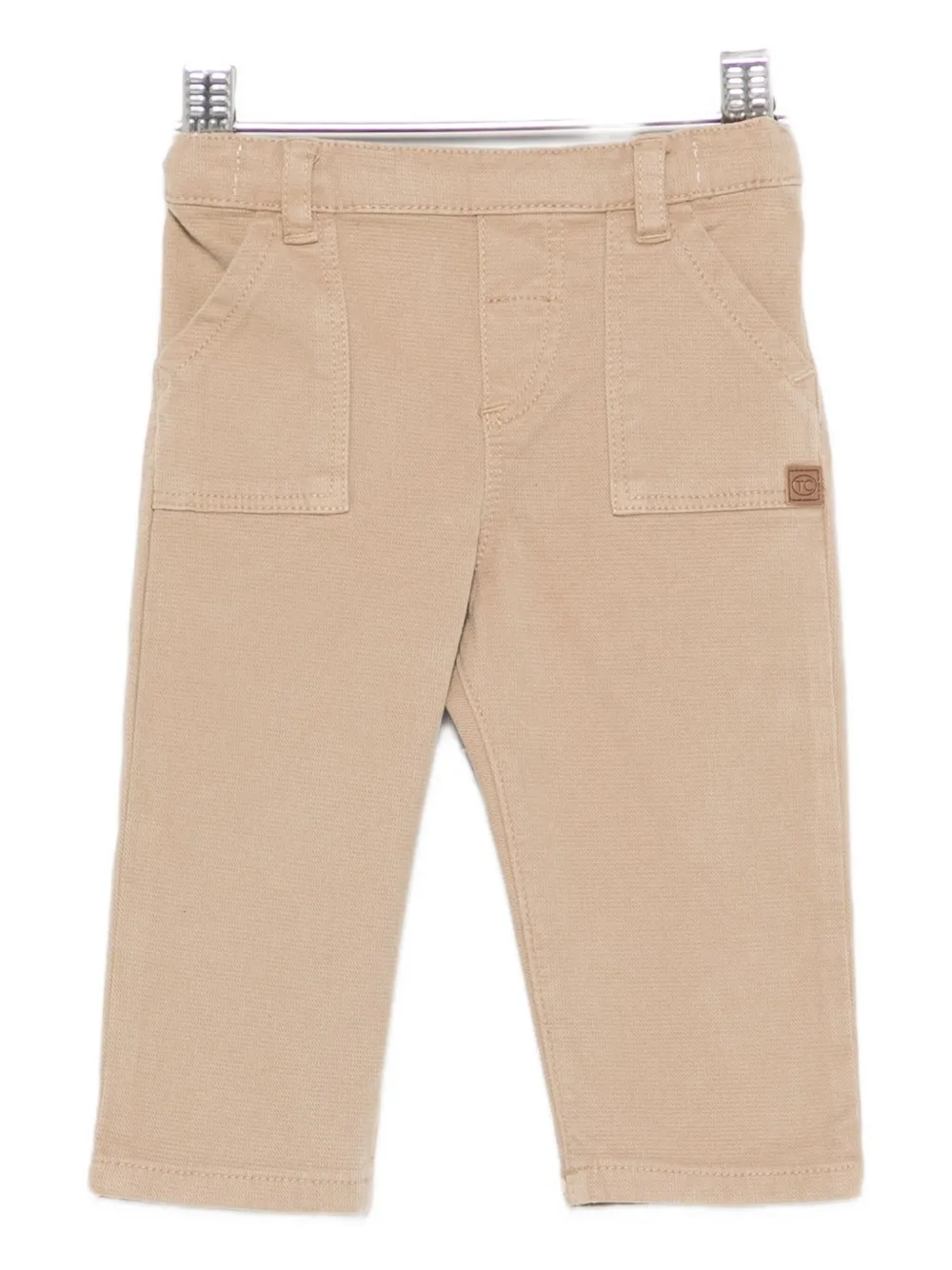 Tartine Et Chocolat Patch-pocket Pants In Neutral