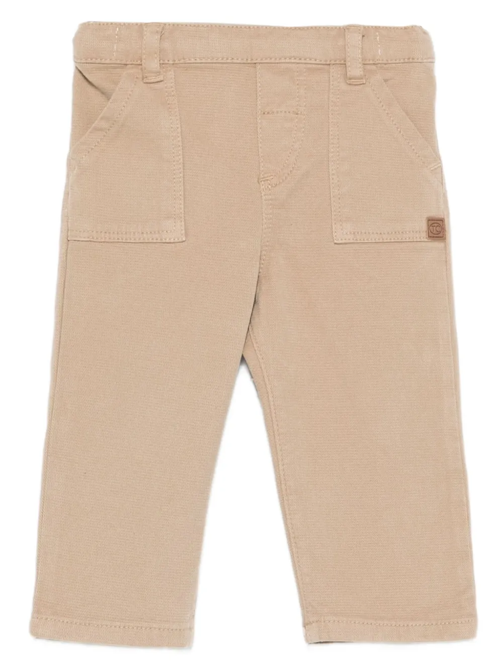 Tartine Et Chocolat patch-pocket pants | Neutrals | Image 1